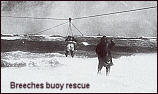 Breeches buoy rescue