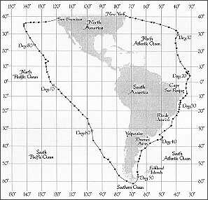 1851 voyage chart