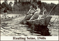 Hauling Seine, 1940s