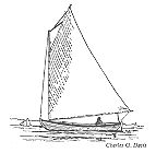Small boat sailing