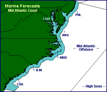 Click an Area for Marine Weather