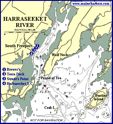 Harraseeket River Chart